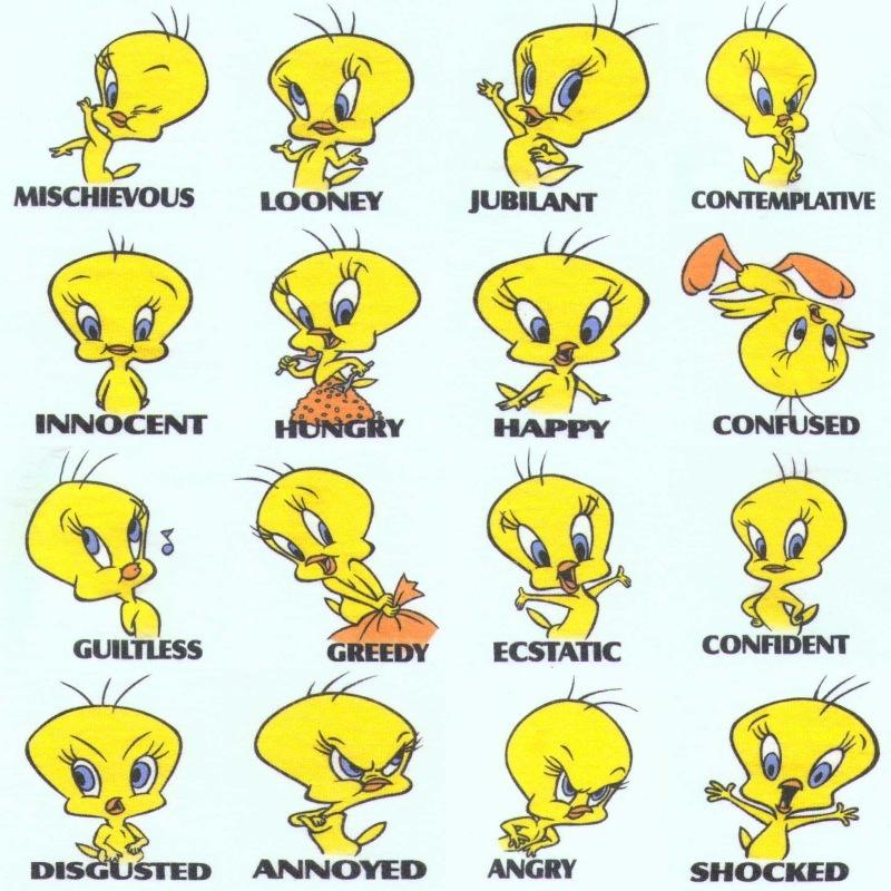 All moods Tweety poster