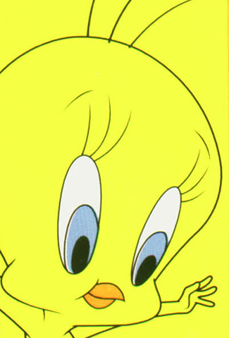 All yellow Tweety