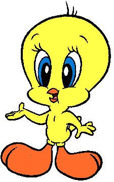 Baby Tweety explains something