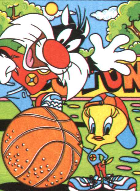 Child Sylvester and Tweety basketball