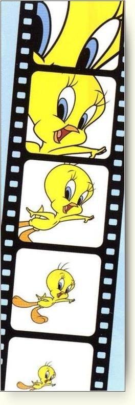 Filmpstrip with Tweety