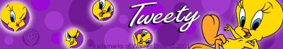 Purple Tweety banner