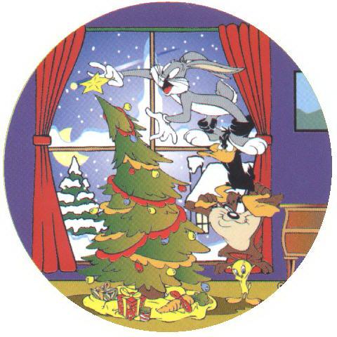 Round Looney Tunes christmas-X-mas picture