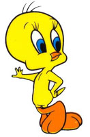 Tweety leaning left