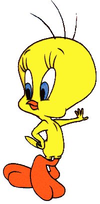 Tweety leaning right