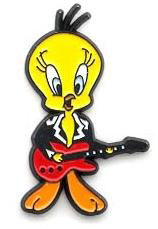 Tweety on his guitar