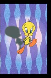 Tweety on purple blue background