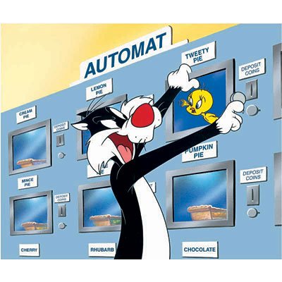 Tweety pie automat