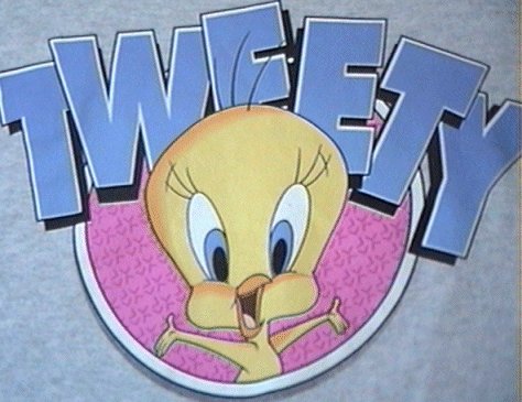 Tweety with large Tweety text