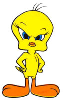 Very angry Tweety